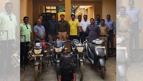 Jalgaon Crime : चोरीच्या चार दुचाकींसह अट्टल चोरट्याला अटक