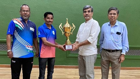 राष्ट्रीय फेडरेशन चषक कॅरम स्पर्धेत योगेश धोंगडेला उपविजेतेपद