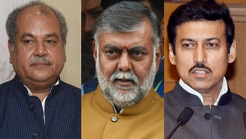 BJP MPs | नरेंद्र तोमर, प्रल्हाद पटेल, राठोड यांच्यासह भाजपच्या १० खासदारांचे राजीनामे