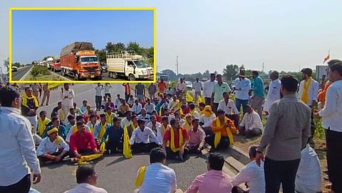 गोपीचंद पडळकर यांच्यावरील हल्ल्याच्या निषेधार्थ धुळे-सोलापूर महामार्गावर रास्ता रोको