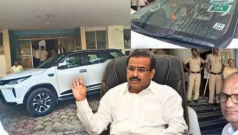 Rajesh Tope : राजेश टोपे यांच्या कारवर अज्ञातांकडून हल्ला, दगड आणि ऑइलची बाटली घटनास्थळी