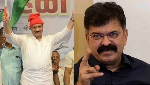 Jitendra awhad on Ajit Pawar