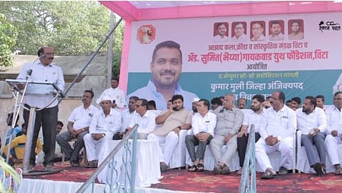 सांगली : ‘अशोक भाऊ, यंदा डांबावरच गडी टिपू या’; जिल्हास्तरीय खो-खो निवड चाचणी स्पर्धेत सुरेश पाटील यांची राजकीय टोलेबाजी