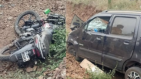 Pune Bangalore Highway Accident : पुणे-बंगळूर महामार्गावर भरधाव कारची दुचाकीला धडक; युवक ठार