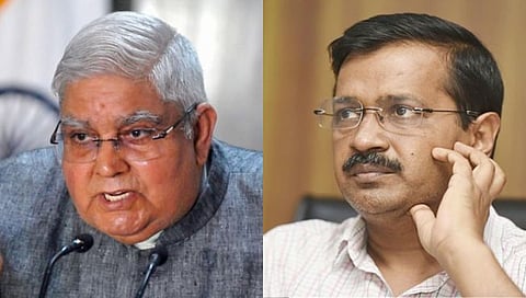Jagdeep Dhankhar On Arvind Kejriwal : जगदीप धनखड यांचा केजरीवालांना धक्का: राघव चड्ढा यांना नेतेपद देण्याची विनंती फेटाळली