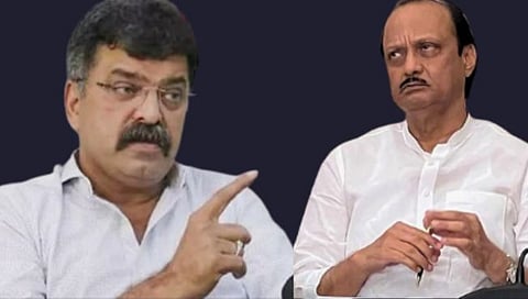 Ajit Pawar vs Jitendra Awhad