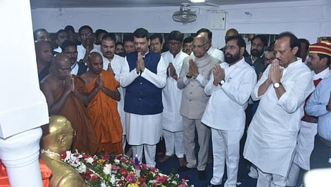 Mahaparinirvan Diwas 2023 : मुख्यमंत्री, उपमुख्यमंत्र्यांकडून डॉ. बाबासाहेब आंबेडकर यांना अभिवादन