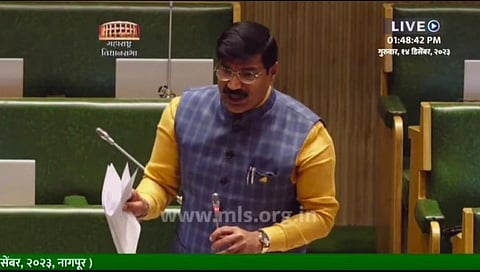 जत पूर्व भागाला तुबची बबलेश्वरमधून पाणी द्यावे : आमदार सावंत यांची हिवाळी अधिवेशनात मागणी