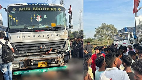 जळगाव : विटनेर येथे टँकरच्या धडकेत शेतकऱ्यासह म्हैस ठार