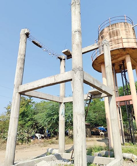 Nagar : जलजीवन योजनेची कामे निकृष्ट