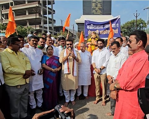 Pune News : महाविकास आघाडीच्या आक्रोश मोर्चाला जुन्नर येथून प्रारंभ