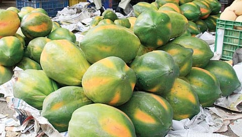 Market Update : सीताफळ, पपईच्या भावात घट