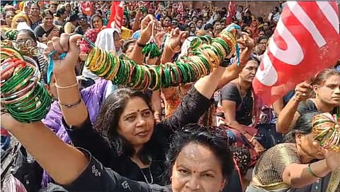 Anganwadi worker movement