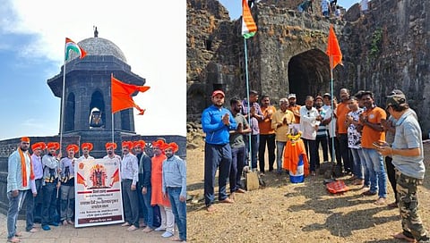 रायगड: हिंदवी स्वराज्याच्या ३५० व्या वर्षांनिमित्त ३७३ किल्ल्यांवर फडकला तिरंगा, भगवा ध्वज; १७३ संस्थांचा सहभाग