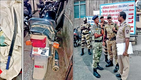 कोल्हापूर : सीपीआर आवारातून धारदार तलवार, दुचाकी हस्तगत
