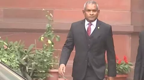 मालदीवचे राजदूत इब्राहिम साहिब आज परराष्ट्र मंत्रालयात आले.