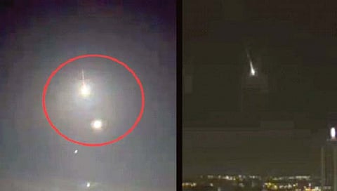 जर्मनीच्या आसमंतात उल्केचा स्फोट!