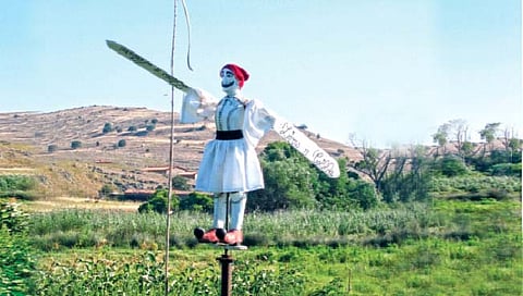 पीक राखण्यासाठी आता लेसर बुजगावणे!