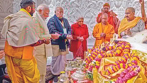 रामनामाच्या गजराने दुमदुमली अयोध्या