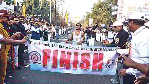 Nashik MVP Marathon : उत्तर प्रदेशचा अक्षय कुमार मविप्र मॅरेथॉनचा विजेता