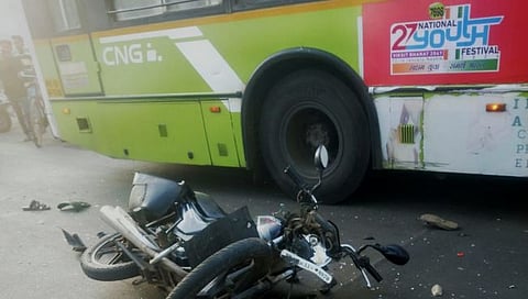 Nashik News : सातपूरला सिटीलिंकच्या धडकेत कामगाराचा जागीच मृत्यू