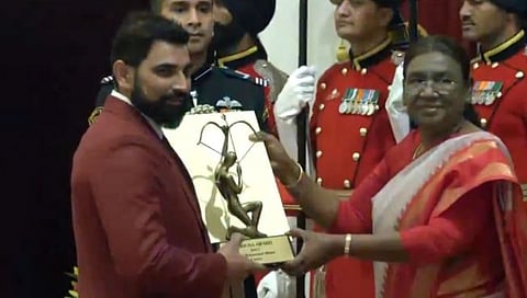 Mohammed Shami : मोहम्मद शमी अर्जुन पुरस्काराने सन्मानित