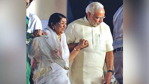लतादीदींचा रामश्लोक पंतप्रधानांनी केला शेअर