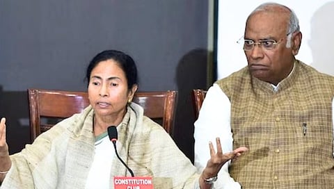 Mallikarjun Kharge & Mamata Banerjee