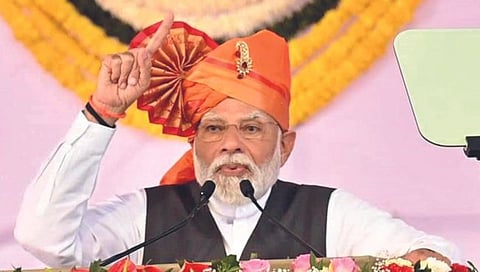 Pudhari News Exit Poll : ‘एक्झिट पोल’मध्ये मोदी सरकारची ‘हॅटट्रिक’! NDA ला ३५० तर इंडियाला १५० जागा