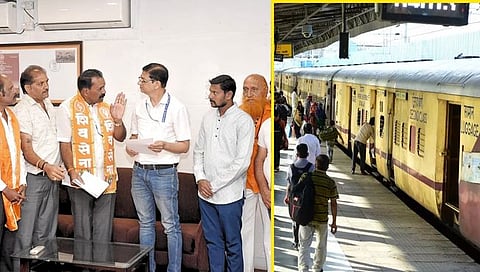 कोल्हापूर : गांधीनगरसह रुकडी रेल्वे स्टेशनवर ‘एक्स्प्रेस गाडी’चा थांबा सुरु करा; करवीर शिवसेना ठाकरे गटाची मागणी