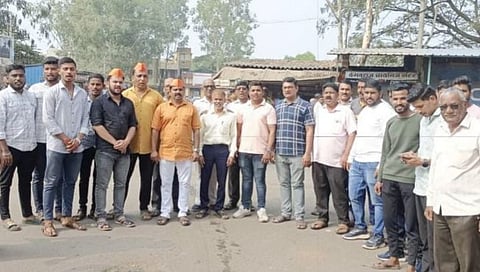 कोल्हापूर : आव्हाड यांच्या वक्तव्याचा मुरगूड येथे जाहीर निषेध