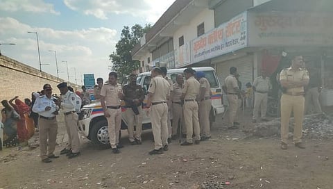 जालना: अंतरवाली सराटीत पोलीस छावणी; १४०० पोलिसांचा बंदोबस्त