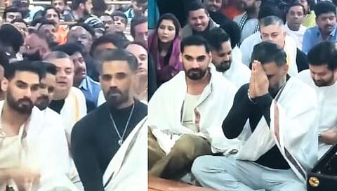 सुनील शेट्टी-अहान शेट्टी