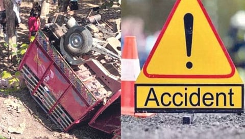 यवतमाळ: मालवाहू अॅपे पुलावरून कोसळला; 6 जणांचा मृत्यू