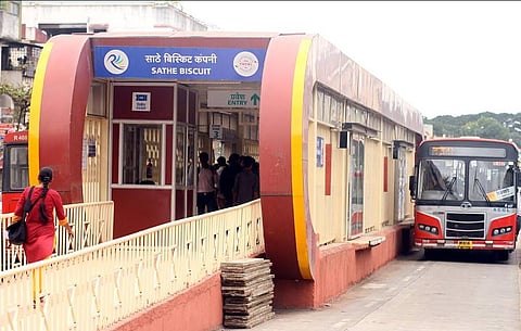 Pune : आणखी एका बीआरटीचा बळी!