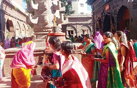 देहूगाव परिसरात संक्रातीचा सण उत्साहात साजरा