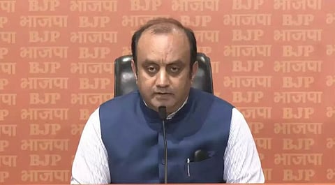 भाजपचे राष्ट्रीय प्रवक्ते सुधांशू त्रिवेदी.