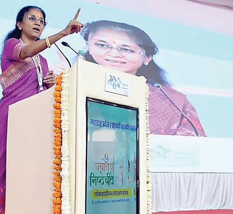 सत्ता आल्यास पहिली सही अंगणवाडी भगिनींसाठी : खासदार सुप्रिया सुळे