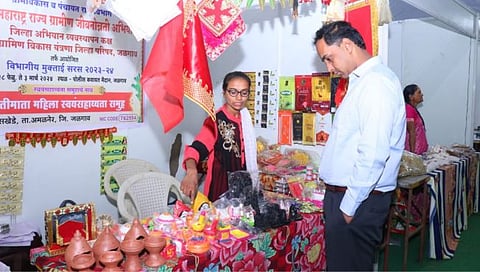 जळगावमध्ये महासंस्कृती महोत्सव, मुक्ताई सरस प्रदर्शनाचे खा. उन्मेष पाटील यांच्या हस्ते उदघाटन