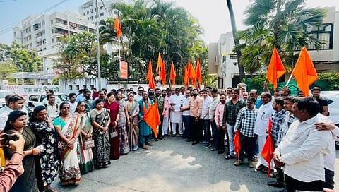 Nashik News :..अन्यथा निवडणुकीत जागा दाखवू ; आमदार राहुल ढिकलेंच्या निवासस्थानावर मोर्चा