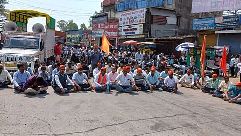 मुदाळतिट्टा रास्ता रोको