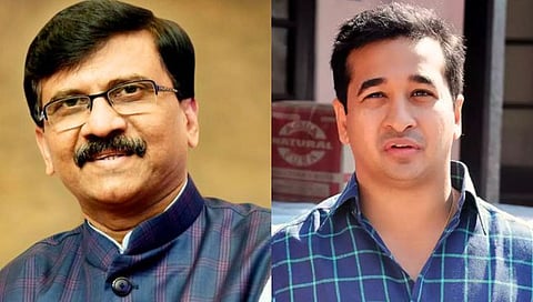 संजय राऊत , नितेश राणे