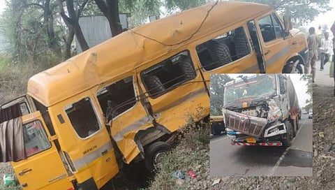 Amravati Accident News : अमरावती-यवतमाळ मार्गावर बस-ट्रकच्या धडकेत ४ खेळाडू ठार, १० जण गंभीर जखमी