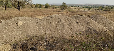 जप्त केलेली वाळू