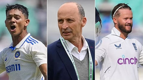 यशस्वी जैस्वाल, नासिर हुसेन, बेन डकेट ( संग्रहित छायाचित्र )