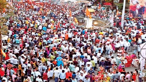 Shiv Jayanti 2024 : शिवाजी तरुण मंडळाची शिवजयंती मिरवणूक उत्साहात