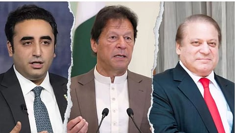 बिलावल भुत्तो, इम्रान खान आणि नवाज शरीफ ( संग्रहित छायाचित्र )