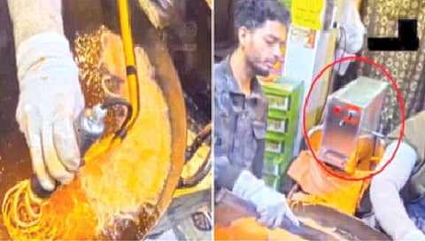 चक्क थ्री-डी प्रिंटरने बनवली जिलेबी!