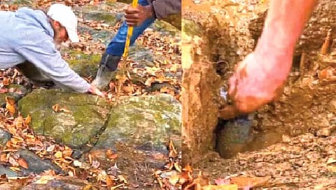 उत्खननात सापडला सोन्याचा खजिना