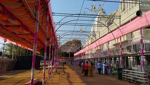 सिंधुदुर्ग : दक्षिण कोकणची काशी आंगणेवाडी येथील श्री देवी भराडी यात्रेची तयारी अंतिम टप्प्यात